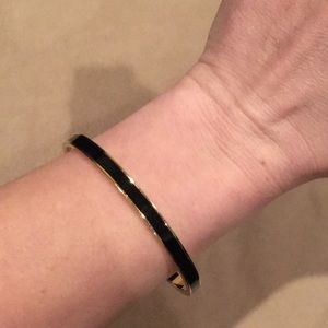 Kate Spade black and gold bangle